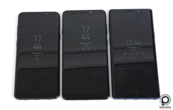 S9+, A9 (2018) és Note9