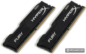 Egymást követő generációk: a 16 GB-os Corsair DDR3 és a 8 GB-os Kingston DDR4 kit