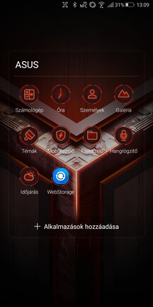 Ugyanaz a felület normál és X módban