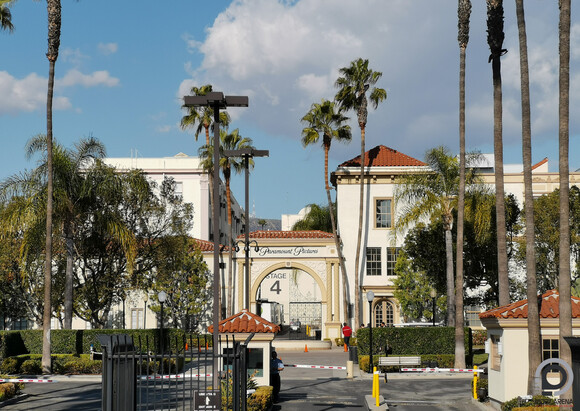 A Paramount Pictures studiójának bejárata