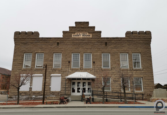 Goldfield egyik ritka, még ma is működő épülete