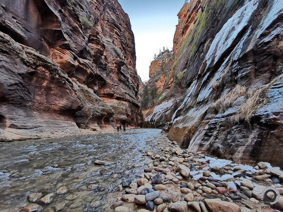 A The Narrows elején még egész sok a szárazföld
