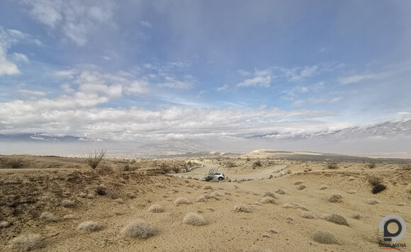 Hyundai Tucsonunk az Anza-Borrego sivatagban