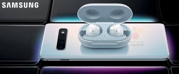 Ezen kép szerint a Galaxy S10-zel lehet majd tölteni a szintén pletykaszinten létező Galaxy Buds fülest