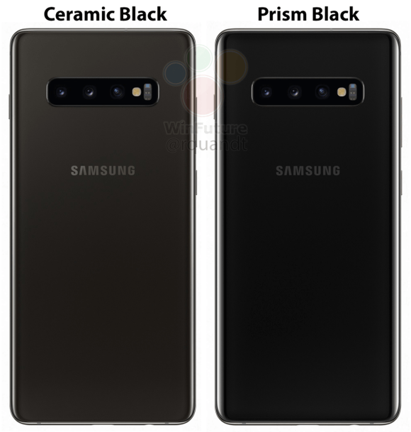 A Galaxy S10+ kétféle fekete változata