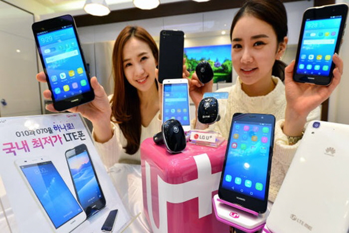 A Huawei Y6 az LG Uplus 2015-ös kínálatában
