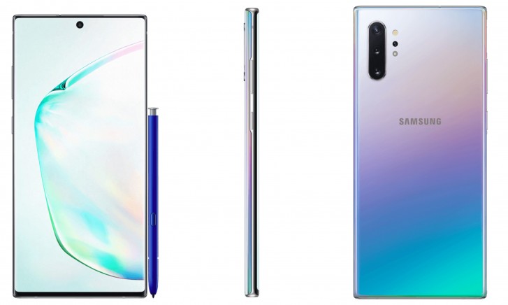 A Note10+ hivatalosnak tűnő renderképe