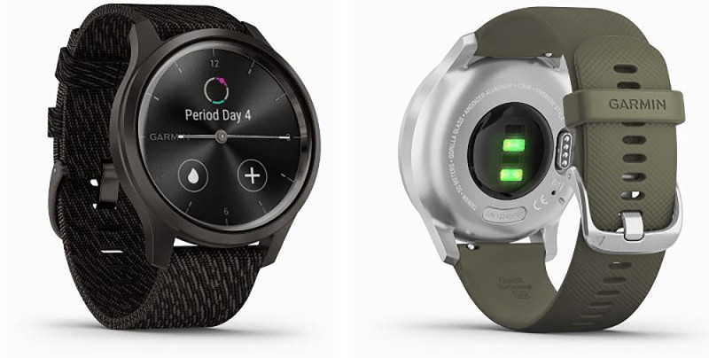 A Vivomove Style analóg óralapon két apró kijelzőt kínál