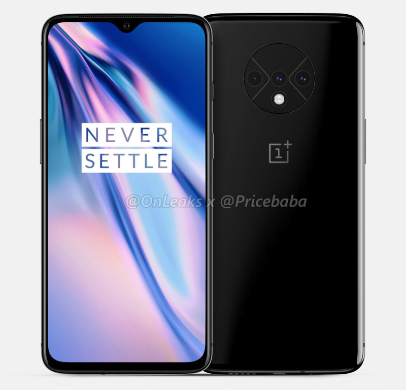 A OnePlus 7T nem hivatalos renderképe CAD fájlok alapján