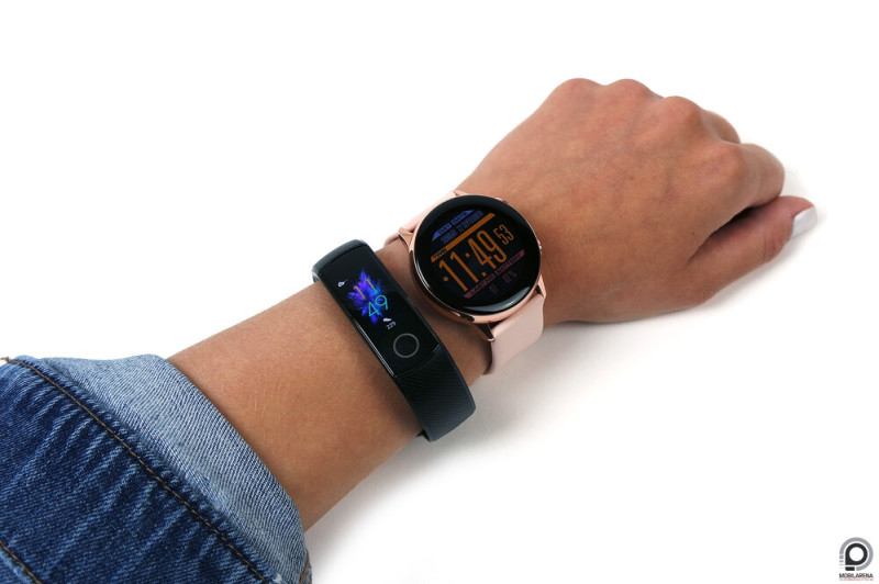 Honor Band 5 és Samsung Galaxy Watch Active
