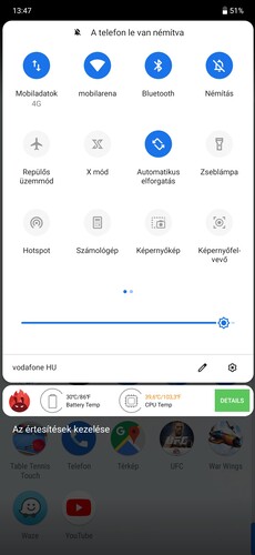 Ilyen, mikor a gyári Zen UI-t választjuk a ROG UI helyett