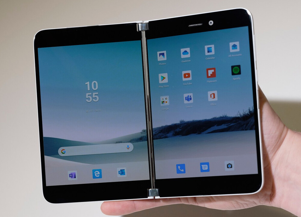 A Surface Duo két kisebb képernyőt kínál és Androidot futtat