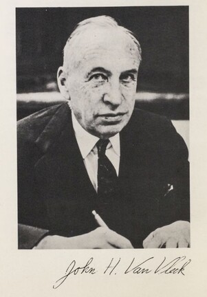 John Hasbrouck Van Vleck (1899 –1980)