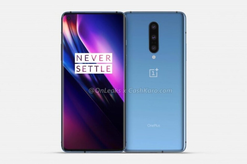 A OnePlus 8 nem hivatalos renderképe