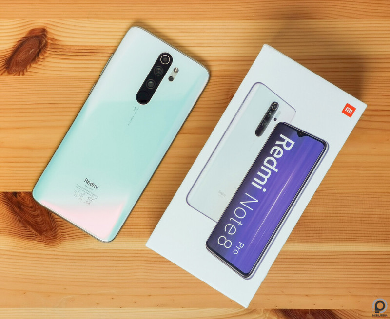 A Redmi Note 8 Pro tesztasztalunkon