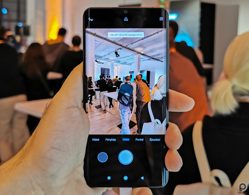 108 megapixeles módban 108 megapixelen lehet rögzíteni