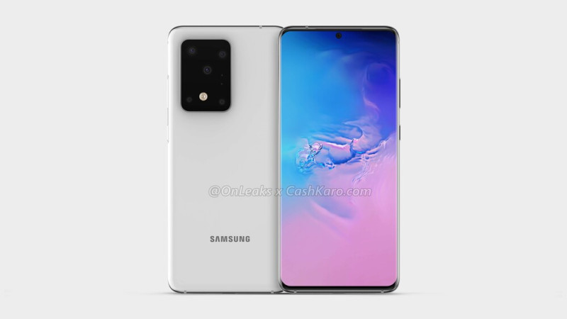 A Galaxy S11+ a CashKaro renderképén