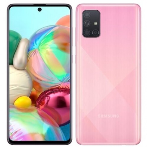Samsung Galaxy A71 (az a szürke azért nem sokban különbözik a feketétől ránézésre)