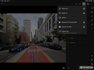 A Lightroom exportálási beállításai