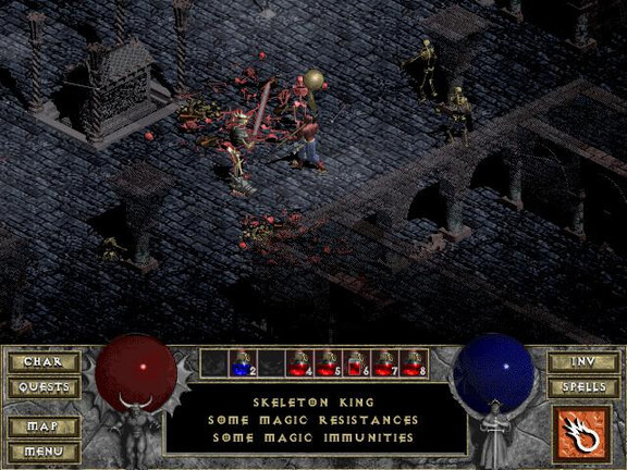 Mivel a Hellfire fő tartalma a Diablo közepén vált elérhetővé, az új kasztot és az új mágiákat a régi lények ellen is be lehetett vetni
