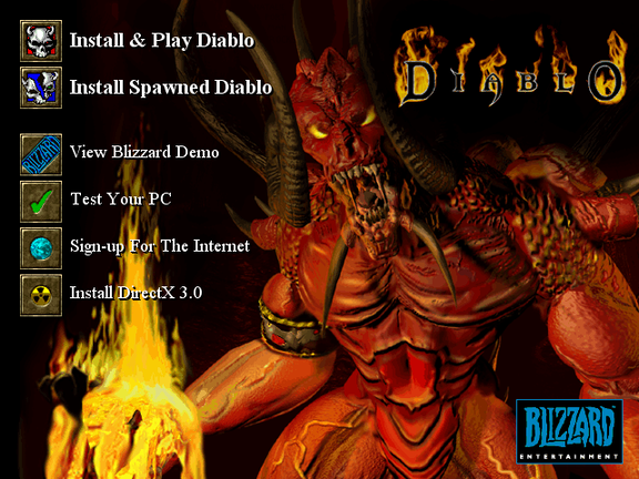 A Diablo „spawned” változata kizárólag a harcos kasztot engedte használni, de így a játék CD nélkül is futott