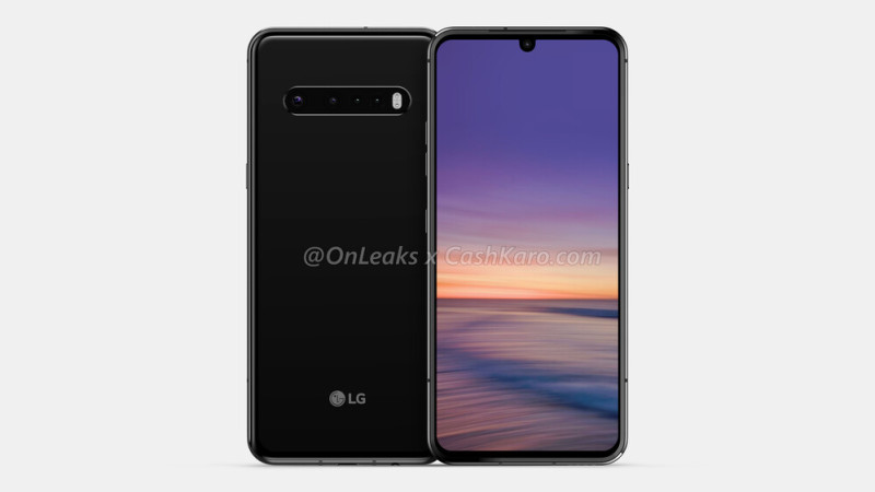 Az LG G9 ThinQ nem hivatalos renderképe