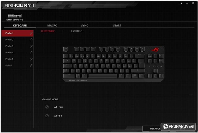 ASUS ROG Armoury II - kattintásra galéria nyílik