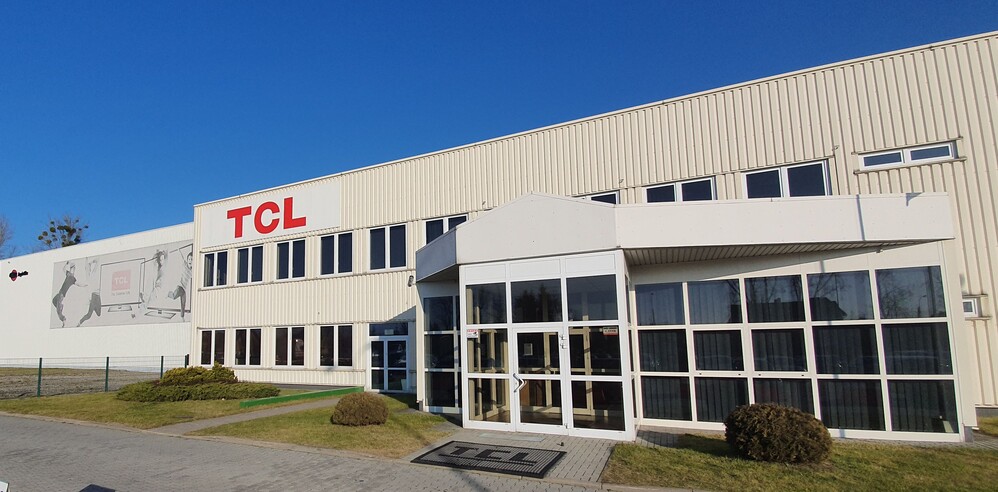 TCL gyár Zyrardowban