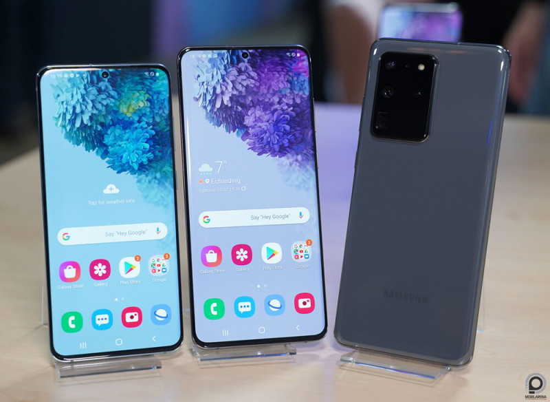 Háttal az S20 Ultra