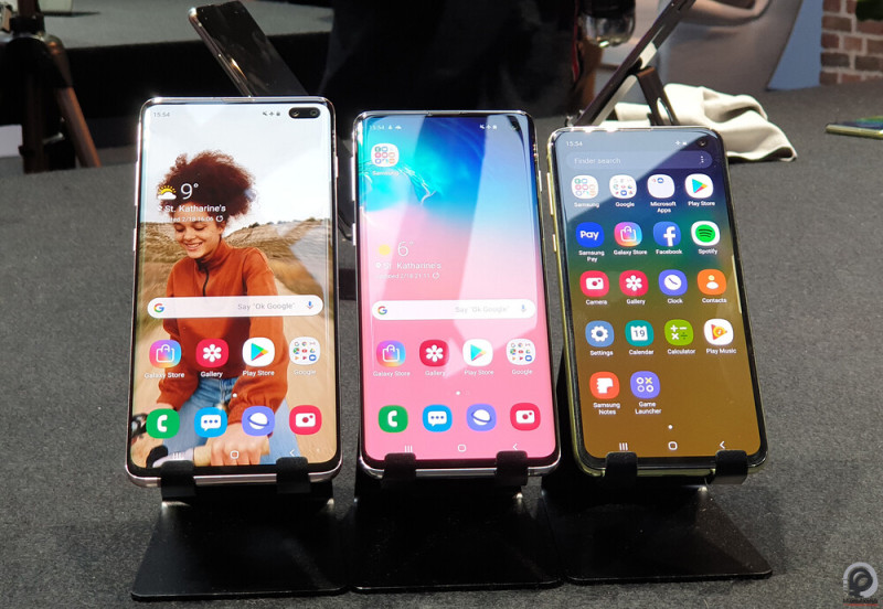 Galaxy S10+, S10 és S10e