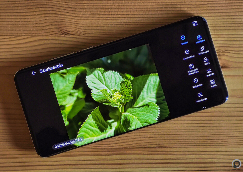 A Galéria alkalmazás rengeteg opciót felkínál a szerkesztésre és javításra