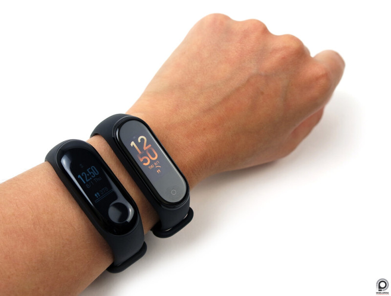 Xiaomi Mi Band 3 és Mi Band 4