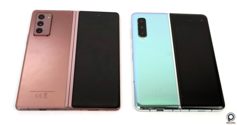 A megnövekedett kamerasziget egyértelműen mutatja, hogy melyik az újabb Fold