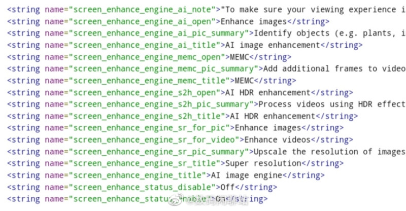 Html kód, Mi 11 Pro adatokkal