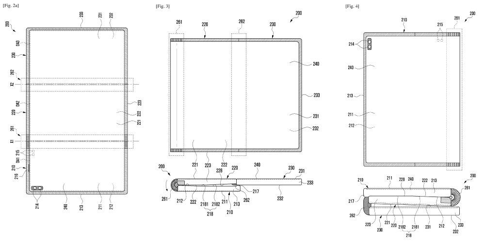 Z-alakú Samsung formatervezési minta