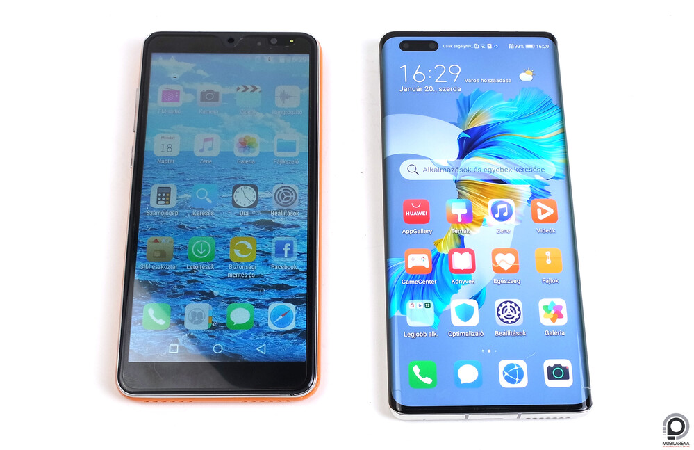 Kvíz! Az egyik telefon egy Huawei Mate 40 Pro, a másik pedig egy Hauwei m40. Találd meg a hasonlóságokat!