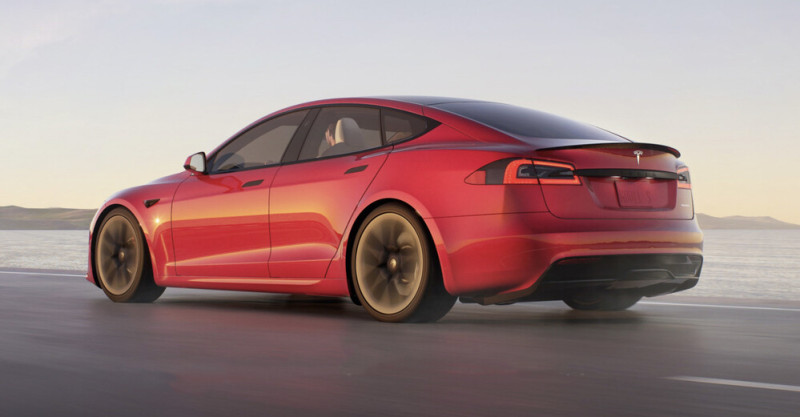 A Model S hátulról