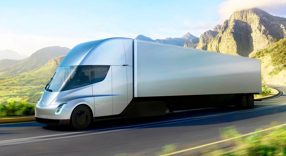 A Tesla Semi kamion