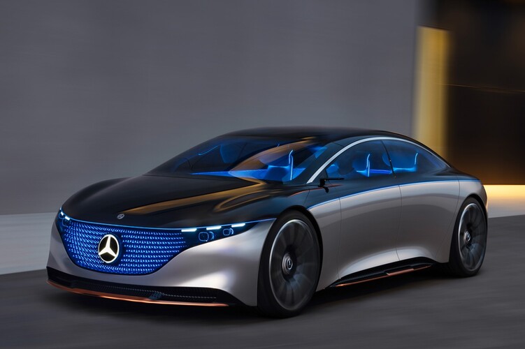 Előszériás Mercedes EQS