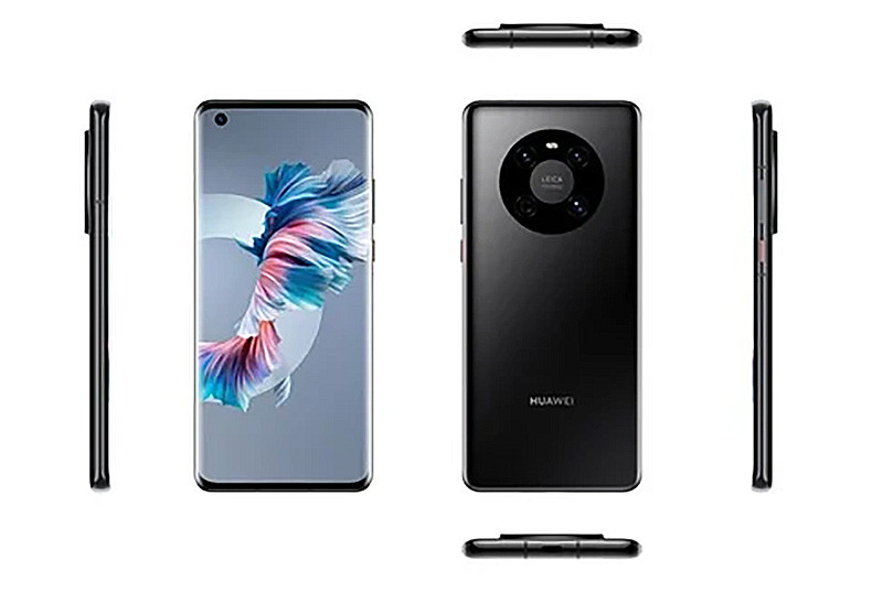 A Mate 40E lehetséges renderképe