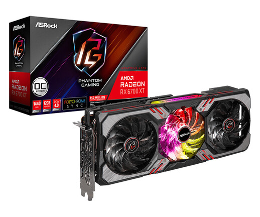 Radeon RX 6700 XT Phantom Gaming D 12GB OC