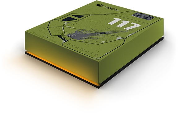 Seagate Game Drive Portable for Xbox Halo Infinity dizájnnal