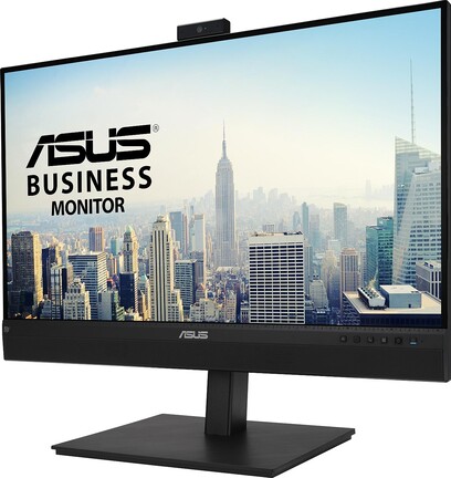 ASUS BE27ACSBK, beépített webkamerával, mikrofonnal és USB hubbal videókonferenciákhoz