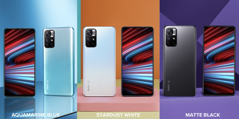 A Note 11T 5G színvariációi