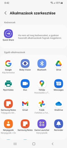 Megújult a megosztási felület is a One UI 4.0-ban