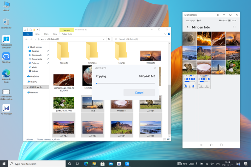 Fájlok egyszerű mozgatása a MateBook X Pro és a Nova 9 között