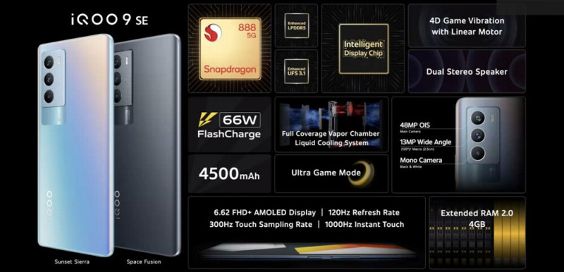 Az iQOO 9 SE