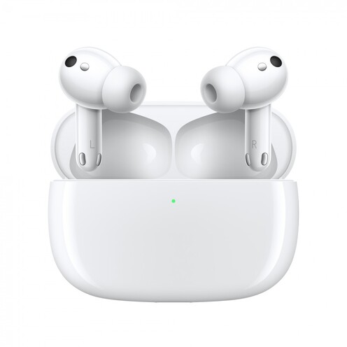 Így néznek ki feketében és fehérben a Honor Earbuds 3 Pro fülhallgatók.