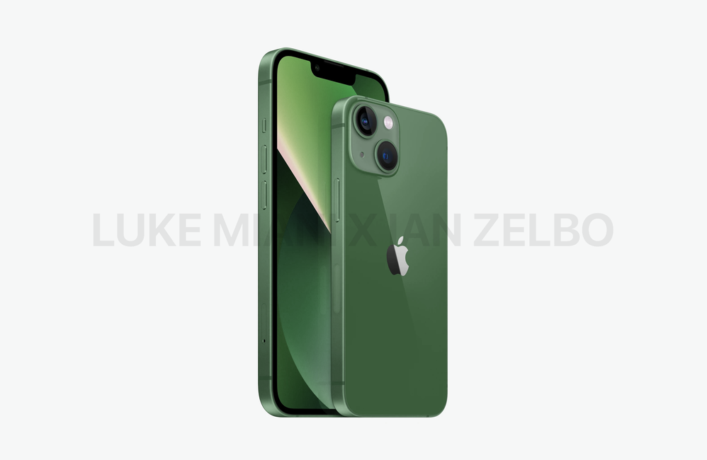 Zöld színű iPhone 13 és 13 Mini is várható, de ez a frissítés csak kozmetikai.