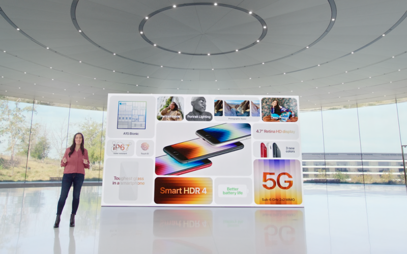 Az iPhone SE (2022) tulajdonságai.